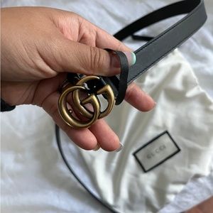 Gucci marmont belt size 80